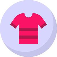 Shirt Flat Bubble Icon vector