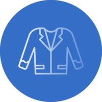 Suit Flat Bubble Icon vector