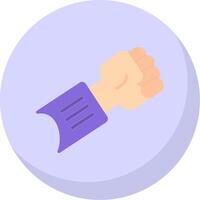 Arm Flat Bubble Icon vector