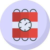 C4 Flat Bubble Icon vector