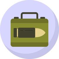 Box Flat Bubble Icon vector