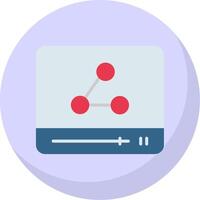 Flat Bubble Icon vector