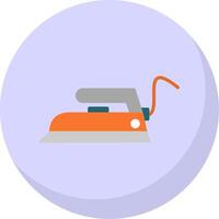 Iron Flat Bubble Icon vector