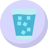 Ice Flat Bubble Icon vector