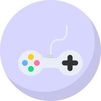 Controller Flat Bubble Icon vector