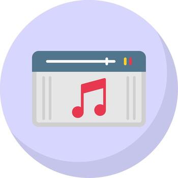 navegador plano burbuja icono vector