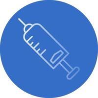 Injection Flat Bubble Icon vector