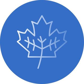 Leaf Flat Bubble Icon vector