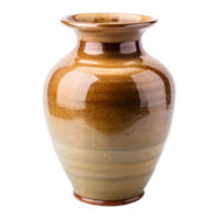 Beautiful ceramic vase close-up, perfect for home decor png