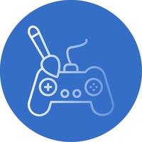 Controller Flat Bubble Icon vector