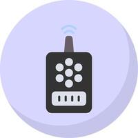 Device Flat Bubble Icon vector