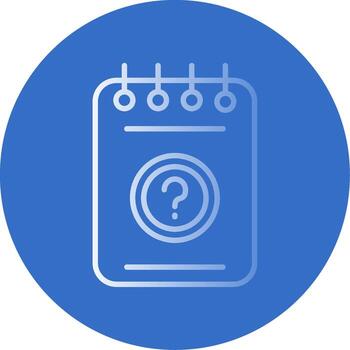 notas plano burbuja icono vector