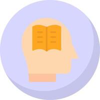 Knowledge Flat Bubble Icon vector