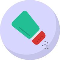 Shaker Flat Bubble Icon vector