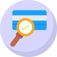 Soil Sampling Flat Bubble Icon vector