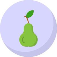 Guava Flat Bubble Icon vector