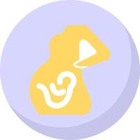 Obstetrics Flat Bubble Icon vector