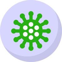 Virus Flat Bubble Icon vector