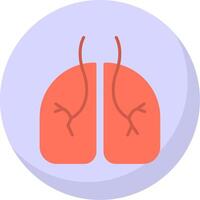 Pulmonology Flat Bubble Icon vector