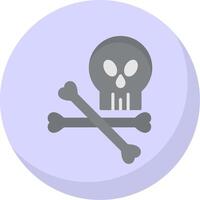 Danger Flat Bubble Icon vector