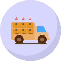 Loading Flat Bubble Icon vector