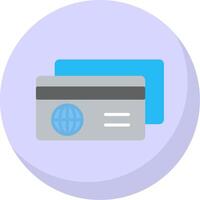 Electronic Payments Flat Bubble Icon vector