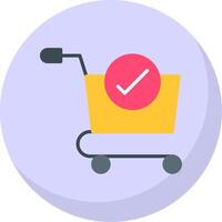 Order Status Flat Bubble Icon vector