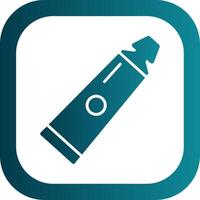 Tooth Paste Glyph Gradient Corner Icon vector