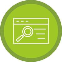 Quality Assurance Line Multi Circle Icon vector