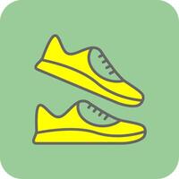 persona que practica jogging glifo degradado esquina icono vector