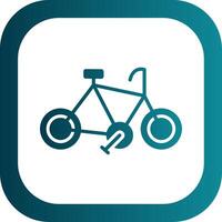 Cycle Glyph Gradient Corner Icon vector