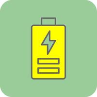 Cell Filled Yellow Icon vector