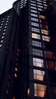 A towering skyscraper with a multitude of windows video