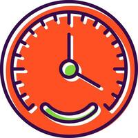 Gauge filled Design Icon vector