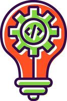 Idea filled Design Icon vector