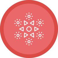 Firework Line Multi Circle Icon vector