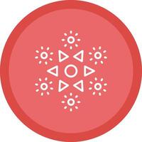 Firework Line Multi Circle Icon vector