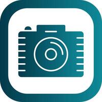 Photography Glyph Gradient Corner Icon vector