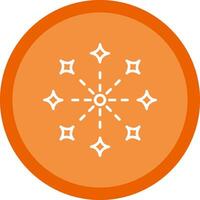 Firework Line Multi Circle Icon vector