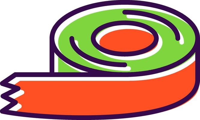 Tape filled Design Icon