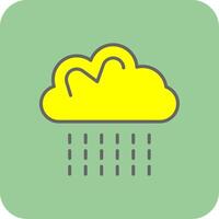 Weather Glyph Gradient Corner Icon vector