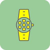 Apps Filled Yellow Icon vector