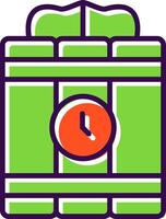 Dynamite filled Design Icon vector