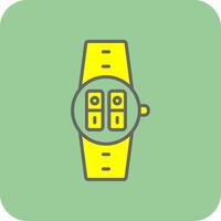 Switches Filled Yellow Icon vector
