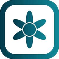 Amaryllis Glyph Gradient Corner Icon vector