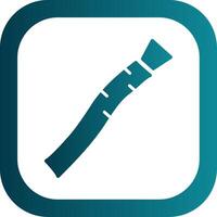 Miswak Glyph Gradient Corner Icon vector