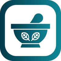 Natural Ingredients Glyph Gradient Corner Icon vector