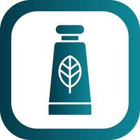 Hand Cream Glyph Gradient Corner Icon vector