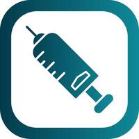 Injection Glyph Gradient Corner Icon vector