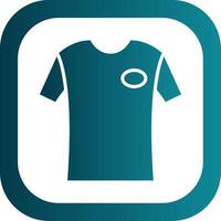 T Shirt Glyph Gradient Corner Icon vector